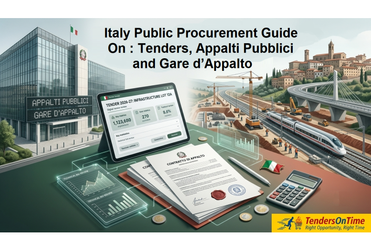 Italy Government Department Tenders and eprocurement system 2026–27